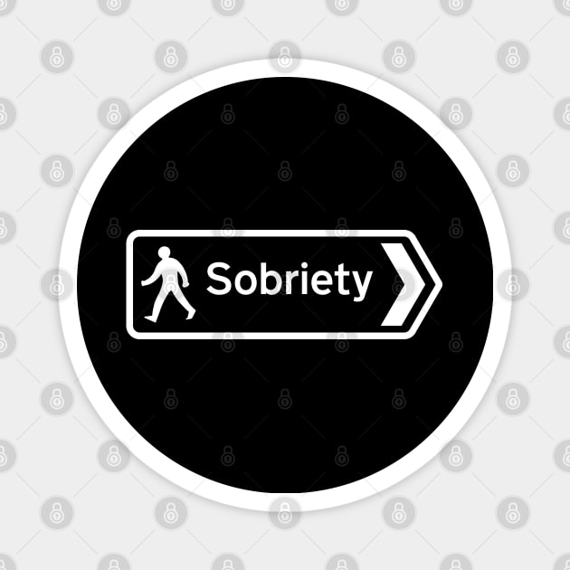 Sobriety Magnet by Monographis
